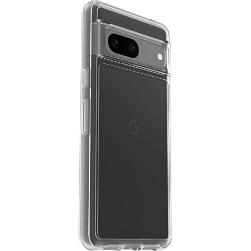 OtterBox Google Pixel 7 Symmetry Series Case - CLEAR, ultra-sleek, wireless charging compatible, raised edges protect camera & screen