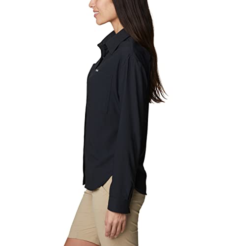 Columbia Women's Silver Ridge Utility Long Sleeve Shirt, Cosmos, Small