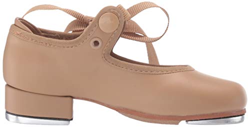 Bloch Girls' Annie Tyette Dance Shoe, Brown Tan, 8 W US