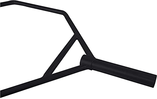CAP Barbell Olympic Hex / Trap /Shrug /Deadlift Bar with Combo Grips, Black - New Version (OBIS-89HB)