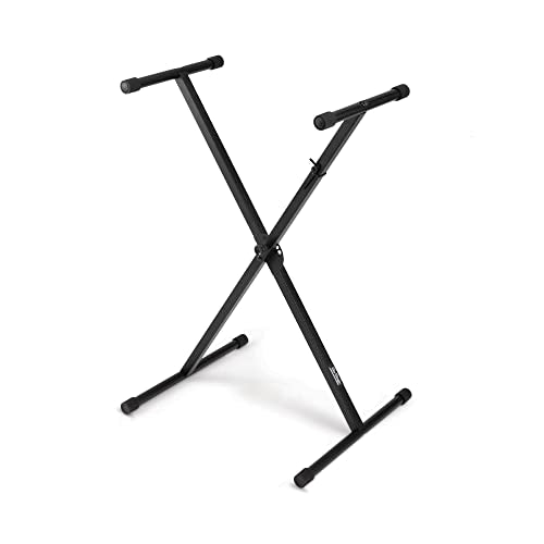 On-Stage KS7191 Classic Double-X Keyboard Stand,Black