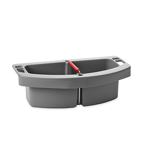 Rubbermaid Commercial BRUTE Maid Caddy compatible with BRUTE® 44 GAL Containers, Gray, for Cleaning Tool Storage for Wipes/Spray Bottles/Brushes/Dustpans/Scrubbers/Gloves