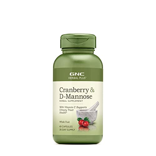 GNC Herbal Plus Cranberry D-Mannose, 60 capsules