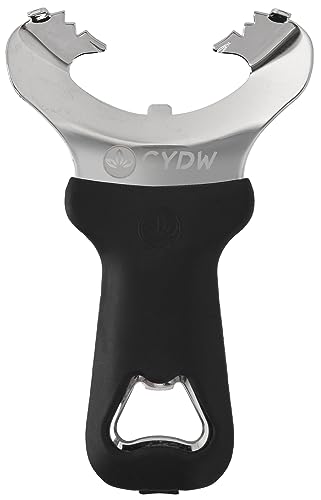 CYDW Mason Jar Opener Tool with Soft Touch Handle, No Lid Dents or Damage, Can Opener Manual Multi-Purpose, Easy Twist Manual Handheld Top Remover, Canning Supplies, Bottle Opener, Made for Lifetime