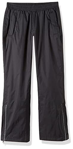 Outdoor Ventures Women's Rain Pants Packable Waterproof Hiking Pants Windproof Breathable Outdoor Rain Over Pants Grey