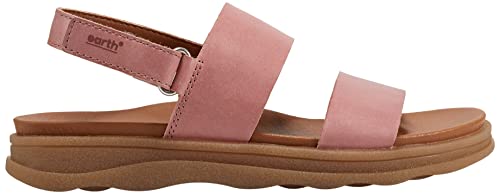 Earth® Women's LEAH Flat Sandal, Beige 210, 11 M