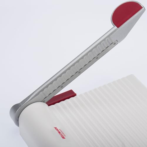 Westmark Germany Multipurpose Stainless Steel Cheese and Food Slicer with Board and Adjustable Thickness Dial (White) -