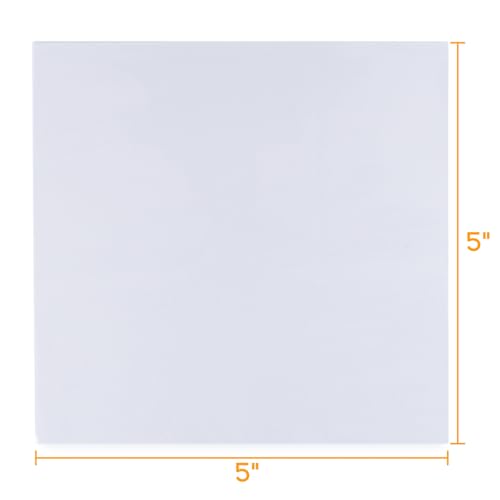 Crinklee Clear Caramel, Candy and Chocolate Wrappers, Natural Cellophane, 1000 Square Sheets, 5x5 Inches