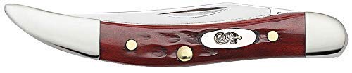 Case WR XX Pocket Knife Pocket Worn Old Red Bone Small Texas Toothpick Item #792 - (610096 SS) - Length Closed: 3 Inches