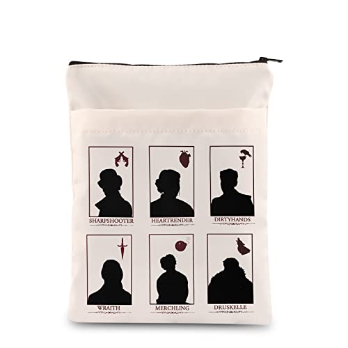 Six of Crows Merch Grishaverse Gift Six of Crows Book Sleeve Ketterdam Crow Club Gift S-JM Bookish Gift (DRUSKELLE BS)