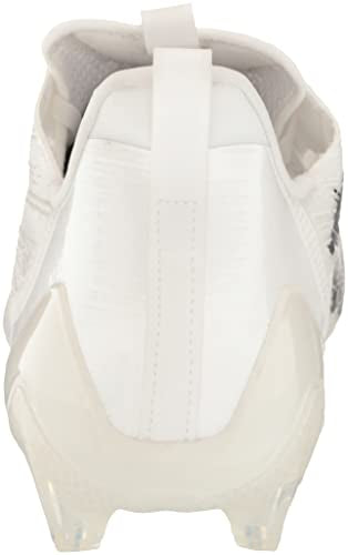 adidas Men's Adizero Football Shoe, White/Black/White, 10.5