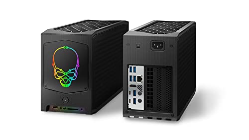 Intel NUC 11 Extreme Mini Desktop NUC11BTMi9 Black i9-11900KB 8-Core, 16GB RAM, 1TB PCIe SSD, UHD, WiFi 6, Bluetooth 5.2, Ethernet LAN (RJ-45), SD Card, Win10H with Hub