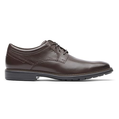 Rockport Men's Next Gen Plain Toe Oxford, New Brown, 9