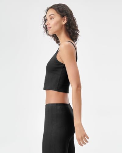 Florence by millsWomensCozy Crush Pointelle Easy TankBlackX-Small