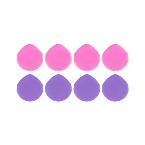 Freeman Blender Bender Makeup Sponge 8 Count Set, For Liquid & Cream Foundation, Precision Makeup Blending Sponges, For Natural, Buildable Coverage, Vegan, Cruelty-Free, & Latex-Free, Pink Sponge