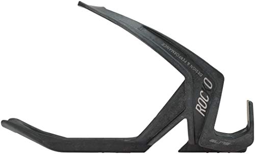 Elite Rocko Carbon Mat Bottle Cage, Black Graphic
