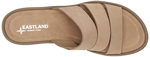 Eastland Women's June Wedge Sandal, TAN, 7