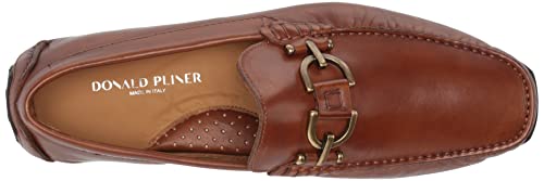 Donald Pliner Men's Dacio Driver Driving Style Loafer, Cognac-Calf Leather, 7