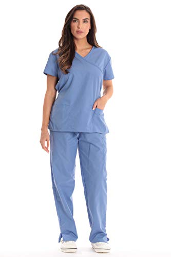 Just Love Tie Back Scrubs Set for Women 17777W-Carribean-S