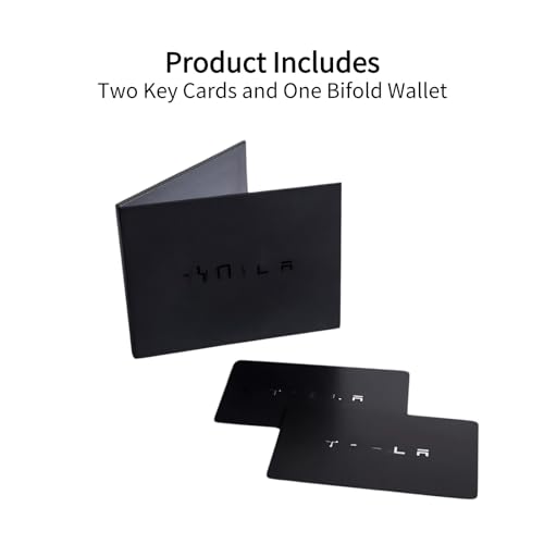 Tesla Model 3 Key Cards with Bi fold Wallet