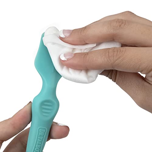 Dr. Talbot's Diaper Cream Brush for Babies - Diaper Rash Cream Applicator with Suction Base and Hygienic Case - Mini Size - Aqua Blue