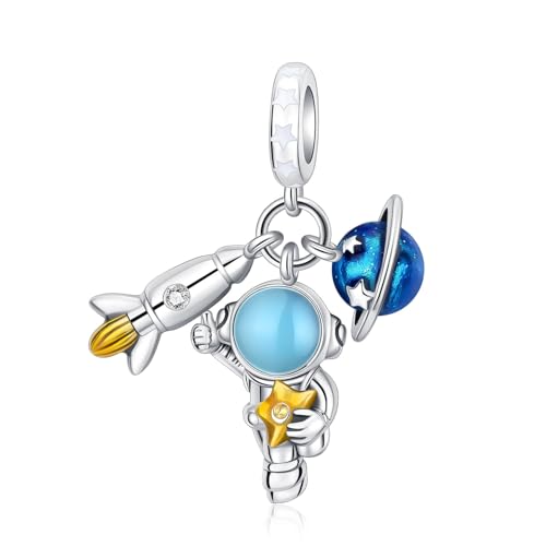 LUXILLA Mother Infinity Symbol Dangle Charm 925 Sterling Silver Charms fit Bracelets Necklace Pendant Bead Charms Jewelry Gift for Women Family Friends