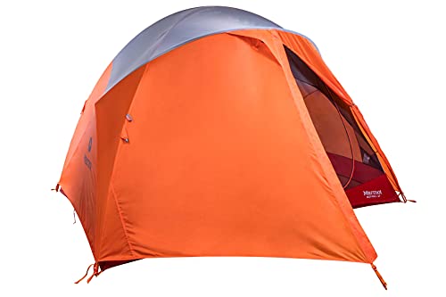 Marmot Midpines 4-Person Tent | Weather-Resistant and Durable, Orange Spice/Arona