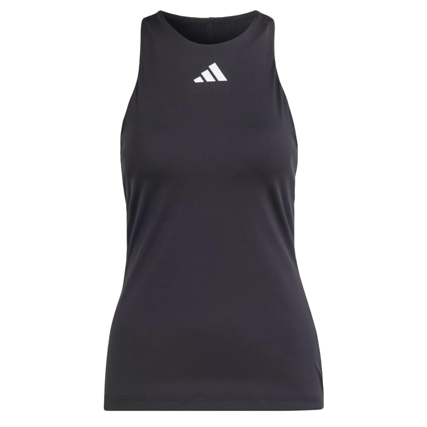 adidas Women's Plus Size Tennis Y-Tank, Silver Green/Black, 4X