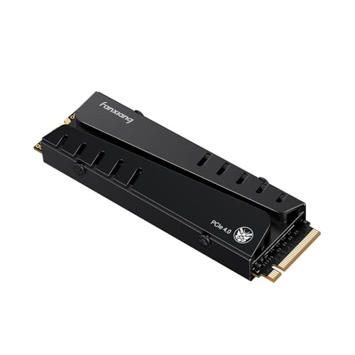fanxiang S770 1TB NVMe M.2 SSD for PS5 - with Heatsink and DRAM, Up to 7300MB/s, PCIe 4.0, Suitable for Playstation 5 Memory Expansion, Game Enthusiasts, IT Professionals