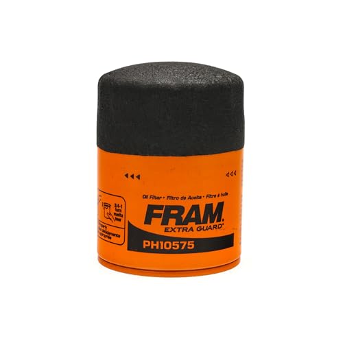 FRAM Extra Guard PH10575, 10K Mile Change Automotive Replacement Interval Spin-On Engine Oil Filter for Select Vehicle Models