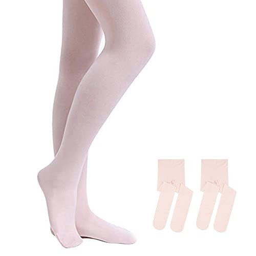 Stelle Girls' Ultra Soft Pro Dance Tight/Ballet Footed Tight(Toddler/Little Kid/Big Kid),TN,XL