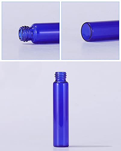 ZbFwmx 20 Pack Set 10ML Protable Refill Bulk Atomizer Spray Travel Perfume Bottle Hydrating Empty Bottle (Blue)