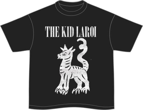 The Kid Laroi Unisex's Standard EOTW Black Sketch Tee, Small