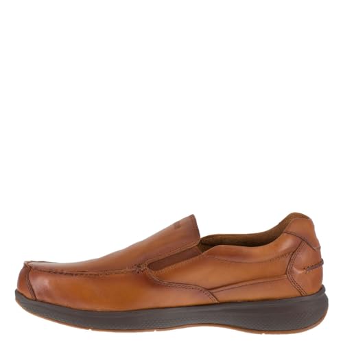 Florsheim Work Bayside Men's Steel Toe Dress Slip-on Shoe Cognac - 10 Medium