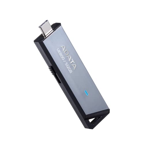 ADATA Elite UE800 512GB USB-C USB 3.2 Gen2 Flash Drive Up to 1000MB/s Read/Write (AELI-UE800-512G-CSG)