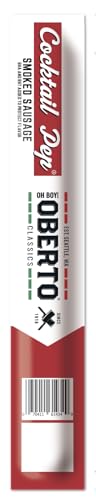 Oh Boy! Oberto Classics Cocktail Pep Smoked Sausages, 0.8 Ounce (Pack of 12)