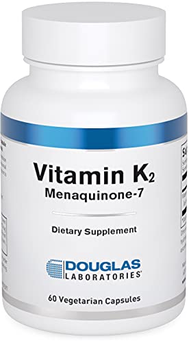 Douglas Laboratories Vitamin K2-90 mcg MK-7 - Supports Bone Formation, Calcium Use, Heart Health & Blood Vessels* - Vegetarian Formula - 60 Capsules