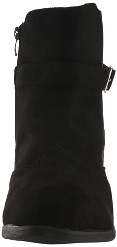 AVENUE Women's Cloudwalkers Wide FIT Ankle Boot Keegan Fashion, Black, 7