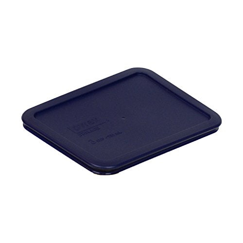 Pyrex 7210-PC Rectangle Dark Blue 3 Cup Storage Lid for Glass Dish (1, Dark Blue)