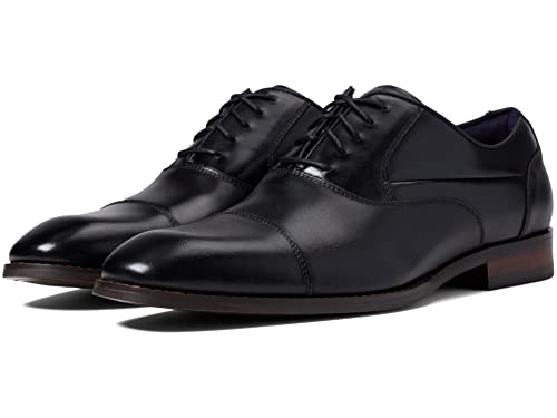 Stacy Adams Men's Kallum Cap Toe Oxford, Black, 10.5
