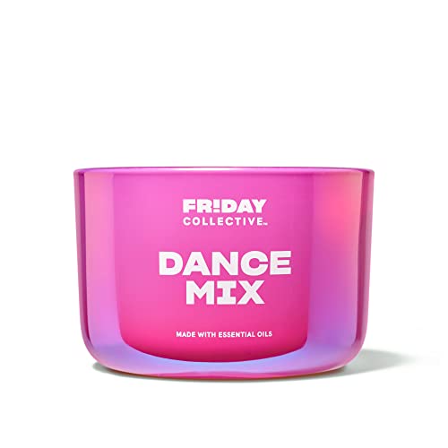 Friday Collective Daybreak Rave and Sunset Disco Candles, Fruity and Citrus Scents, Made with Essential Oils, 2 Pack, 8 oz