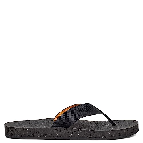 Teva Men's Reflip Sandal, Black, 8