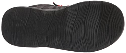 Reef Boy's Kids Cushion Coast Sneaker, Black Camo/Red, 2 Big