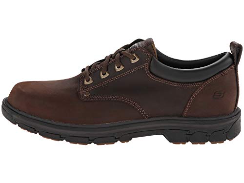 Skechers mens Segment Rilar Oxford, Brown, 9.5 US