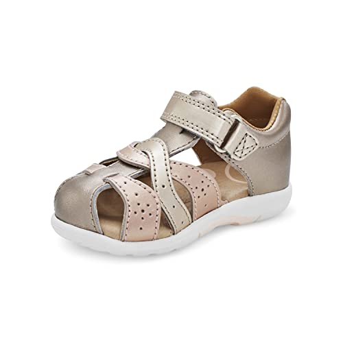 Stride Rite Kids SRTech Xena Sandal, Champagne, 6 US Unisex Toddler