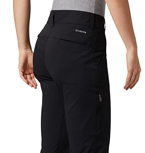 Columbia Women's Saturday Trail Stretch Pant, Black, 14 Short