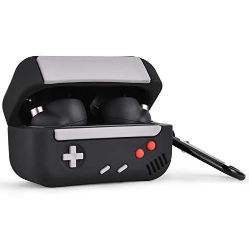 KOREDA Compatible with Sony WF-1000XM4 Case, Classic Handheld Game Console Design Soft Silicone 3D Cute Fashion Design Funny Protective Cover Case Skin with Keychain for Women Men Girls Kids