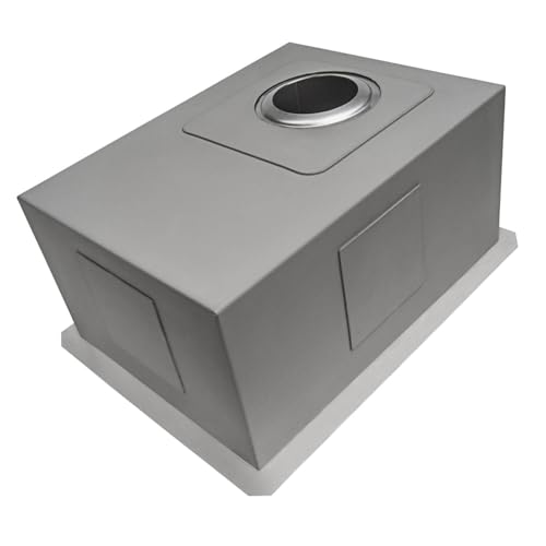 Ruvati 28-inch Rounded Corner Undermount Kitchen Sink Single Bowl – Durable 16 Gauge Stainless Steel Kitchen Sink with Brushed Finish hides scratches, Easy-to-Clean Undermount Sink - RVH7250