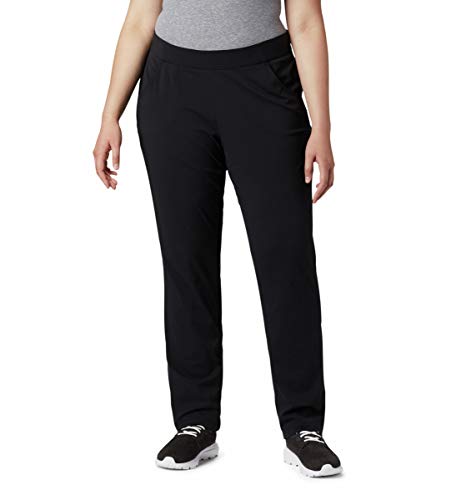 Columbia Women's Anytime Casual Pull On Pant, Black, X-Small