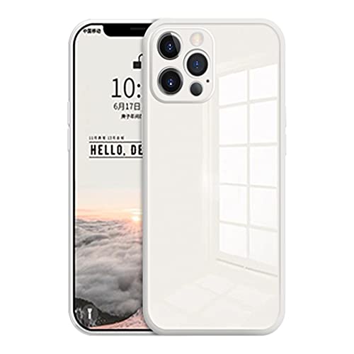 Luhuanx Case for iPhone 15 Pro Max,Designed for iPhone 15 Pro Max Case with Full Camera Lens Back, [Raised Edges Safeguard Camera & Screen] for 15 PRO MAX Phone Cover in 6.7inch (White)